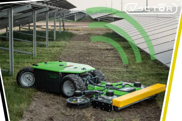 Autonomous PV farm mower VECTOR