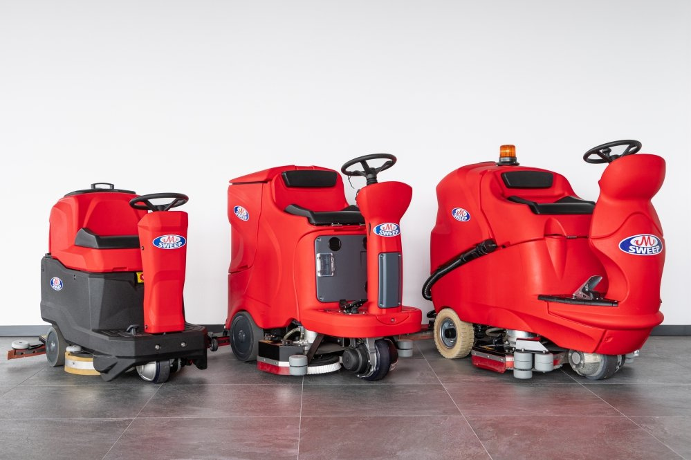 M-Sweep Szorowarki siedzące